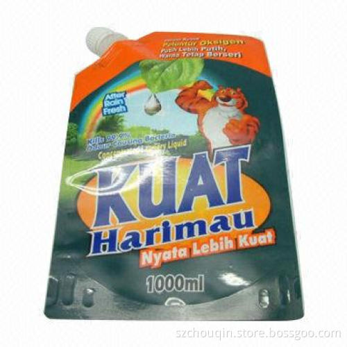 Chicken Stock Spout Bag with Food Grade Material, Stand Up and Light Proof, Oxygen-proof